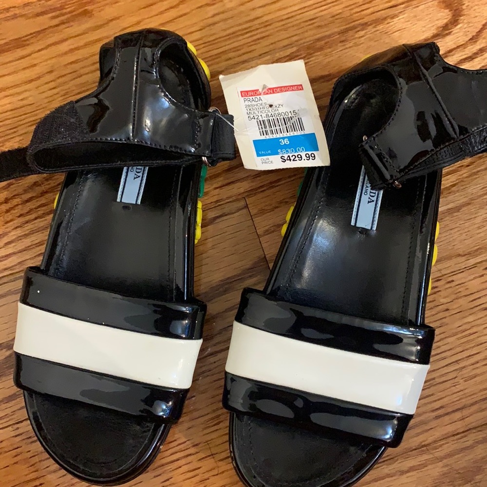 Prada flowers sandal